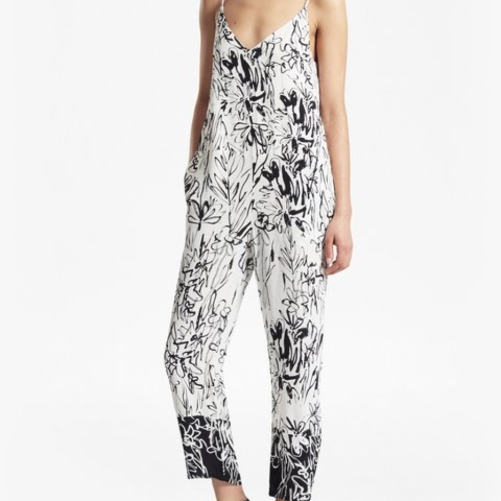 French Connection COPLEY CREPE PRINTED JUMPSUIT